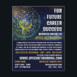 Globaal Voorzien van een netwerk, de Gebeurtenis v Flyer<br><div class="desc">Global Networking,  Speed Networking Event Adverteren brochure door de Visitekaartje Store.</div>