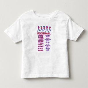 Globaal Vrouwenvoetbal Meertalige Namen Sportfan Kinder Shirts