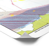 " Global: 1976 - Wale der Welt Wanderkarte ... Poster (Hoek)