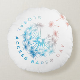 Global Access Bars Day Limited Edition Pillow Rond Kussen
