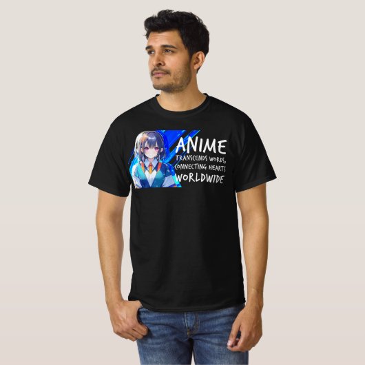 Global Anime Heart Connection  T-shirt (Voorkant volledig)