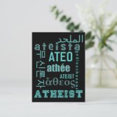 Global Atheists Briefkaart (Staand voorkant)