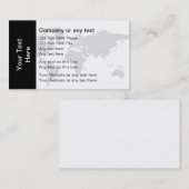 Global Business Card-template Visitekaartje (Voorkant / Achterkant)