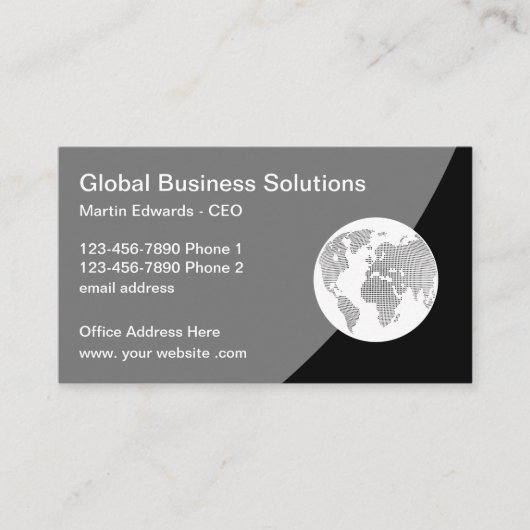Global Business Services-Visitekaartjes Visitekaartje (Voorkant)
