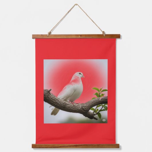 "Global Charm – Artisan Wall Tapestry from India" Hangend Wandkleed (Voorkant)