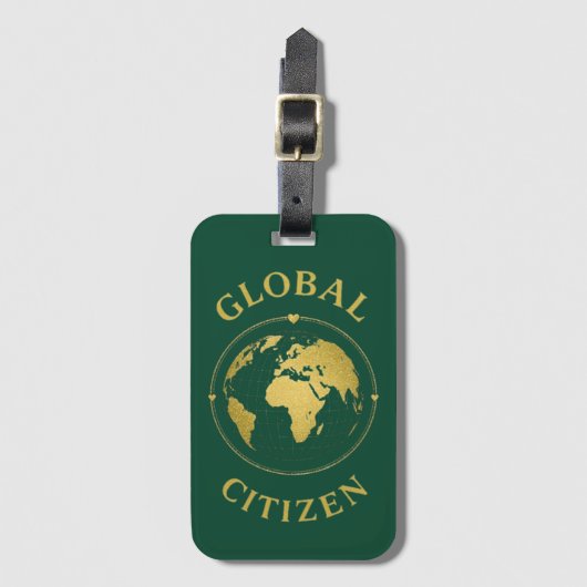 Global Citizen Bagagelabel (Voorkant (verticaal))