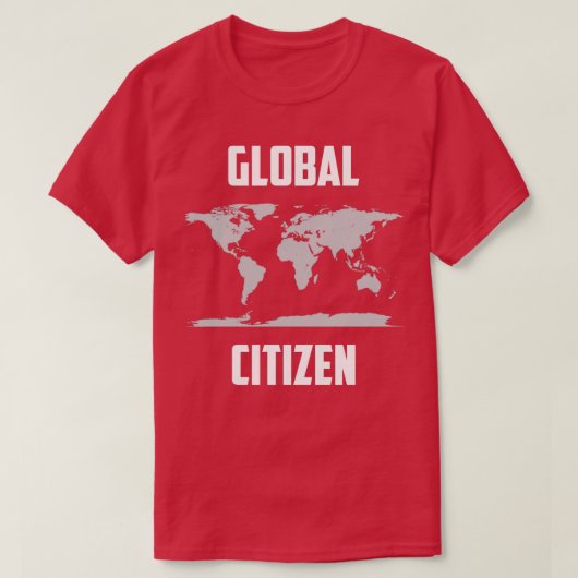 Global Citizen Bling for Expats T-shirt (Design voorkant)