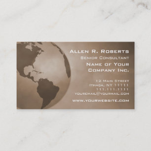 Global Commerce Americas Branch Corporate Visitekaartje