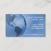 Global Commerce Americas Branch Corporate Visitekaartje (Achterkant)