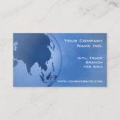 Global Commerce Asia Branch Kantoor Corporate Visitekaartje (Achterkant)