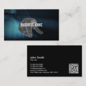 Global Digital Finger Touch QR-code Visitekaartje (Voorkant / Achterkant)