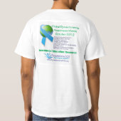 Global Dysautonomia Awareness Month 2012 Shirt (Achterkant)