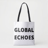 Global Echoes Canvas tas (Voorkant)