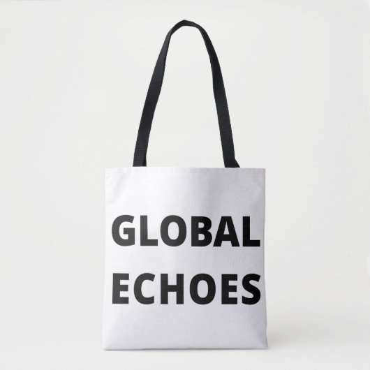 Global Echoes Canvas tas (Voorkant)