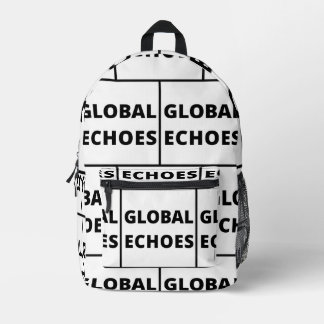 Global Echoes-rugzak Bedrukte Rugzak