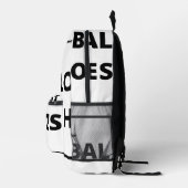 Global Echoes-rugzak Bedrukte Rugzak (Rechts)