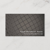 Global Elegance Earth Wereldbol Silver Brown Moder Visitekaartje (Achterkant)