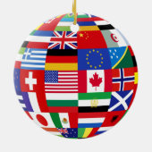 Global Flags Keepslag Ornament (Achterkant)