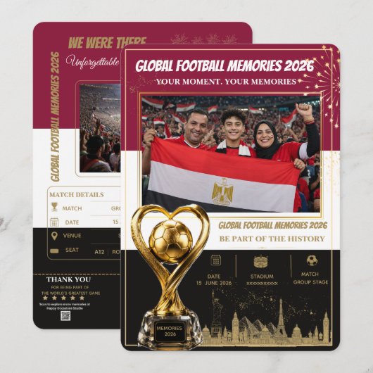 Global Football Memories 2026 Kaarten (Voorkant / Achterkant)