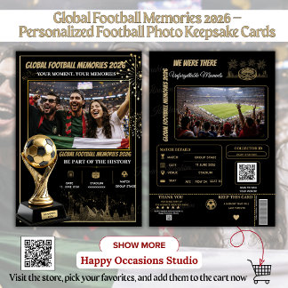Global Football Memories 2026 Kaarten