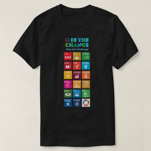 Global Goals Poster  UN SDGs 2030 Poster  United N T-shirt (Design voorkant)