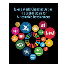 Global Goals Poster zinvolle gepersonaliseerde ges