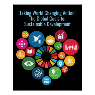 Global Goals Poster zinvolle gepersonaliseerde ges