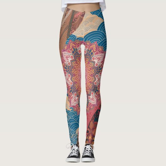 Global Harmony Cultural Fusion Leggings (Voorkant)