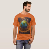 Global Harmony: Vrede en Eenheid T-shirt (Voorkant volledig)