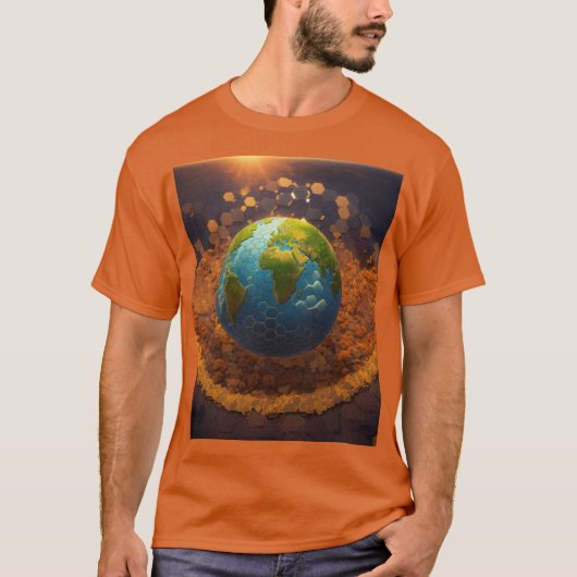Global Harmony: Vrede en Eenheid T-shirt (Voorkant)