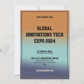 Global Innovations Tech Expo Invitation Kaart (Voorkant)