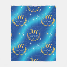 Global Joy to the World Modern Universal Peace  Fleece Deken