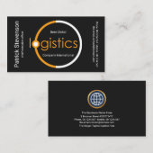 Global Logistic Satellite Design Transport Service Visitekaartje (Voorkant / Achterkant)