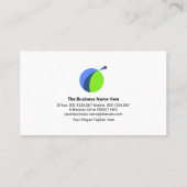 Global Logistics Super Jet Airplane Pilot Visitekaartje (Achterkant)