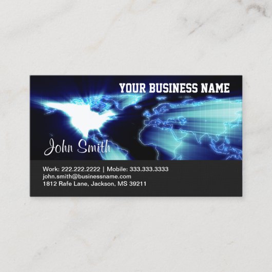 Global Map Industrial Visitekaartje (Voorkant)