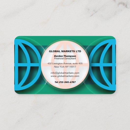 Global Markets Visitekaartje (Achterkant)