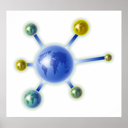 Global Molecule Poster (Voorkant)