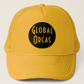 Global Orcas Trucker Hat Trucker Pet (Voorkant)
