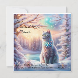 Global Peace Kaart: Geef liefde en vrede een kans Kaart