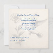 Global Peace Kaart. Geef liefde en vrede een kans Kaart (Achterkant)