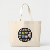 Global Photographic Jet Set Logo Grote Tote Bag (Voorkant)
