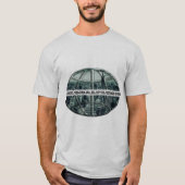 Global plug Grey Sports T-shirt LS Money Green Log (Voorkant)