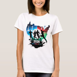 Global Soccer 2026 Three Nations. One Dream.  T-shirt