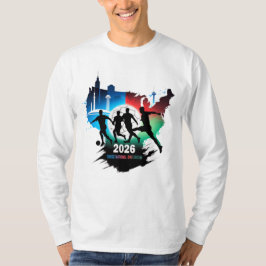 Global Soccer 2026 Three Nations. One Dream.  T-shirt