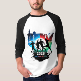 Global Soccer 2026 Three Nations. One Dream.  T-shirt