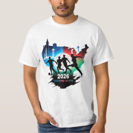 Global Soccer 2026 Three Nations. One Dream.  T-shirt