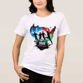 Global Soccer 2026 Three Nations. One Dream.  Tri-Blend Shirt (Voorkant)
