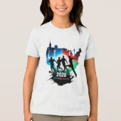 Global Soccer 2026 Three Nations. One Dream. Tri-Blend Shirt (Voorkant)