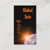 Global Spin Visitekaartje (Achterkant)