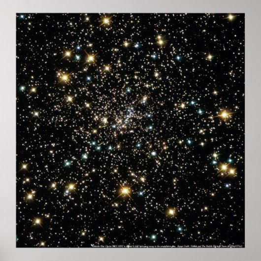 Global Star Cluster NGC 6397 Poster (Voorkant)